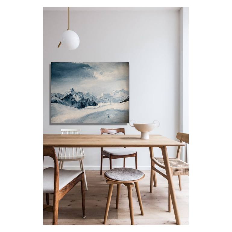 Original Abstract Landscape Painting by Tetiana And Victoria Hutsul