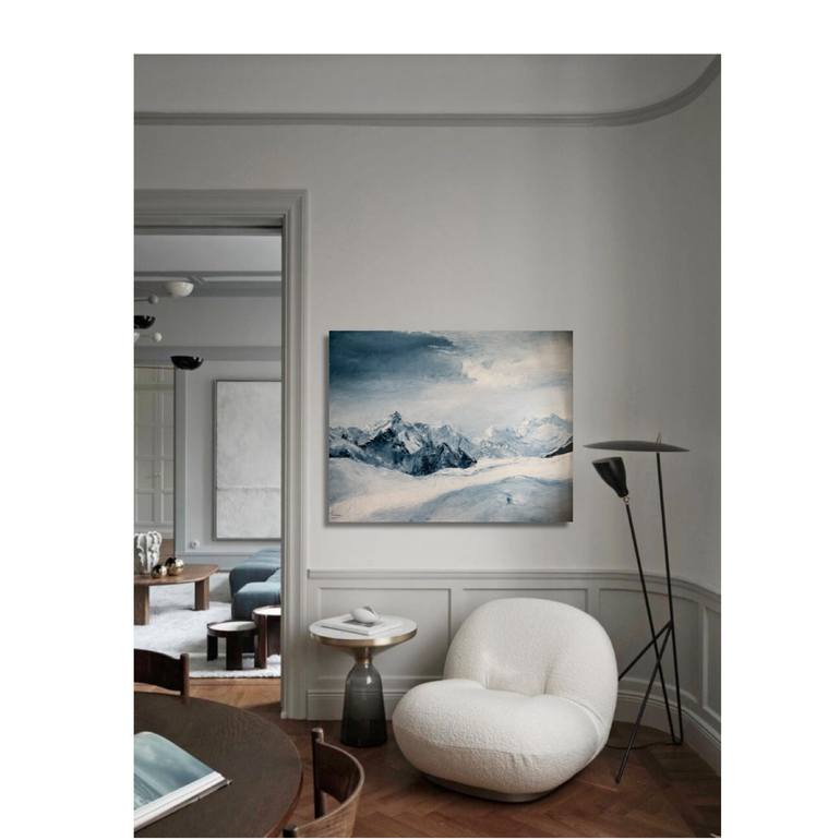Original Abstract Landscape Painting by Tetiana And Victoria Hutsul