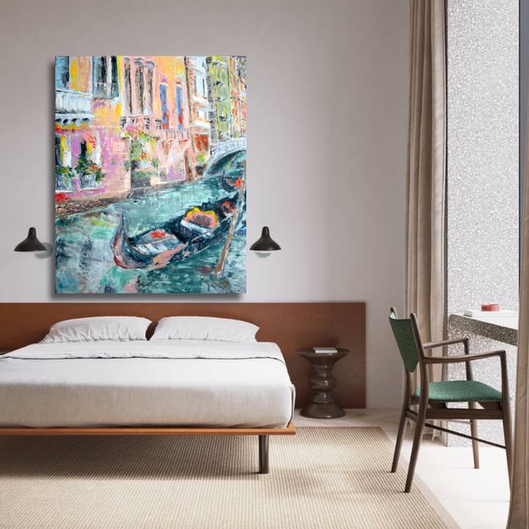 Original Cities Painting by Tetiana and Victoria Hutsul