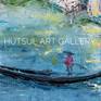 Original hand made oil painting on canvas. Textured painting is done using brush and pallet knife technique. Signed by artist in lower left corner. This painting was made during my stay in Italy and it depicts Venice, Italy street, canal scenes, gondolier, Italian architecture, city landscape. Painting is shipped rolled in a tube.