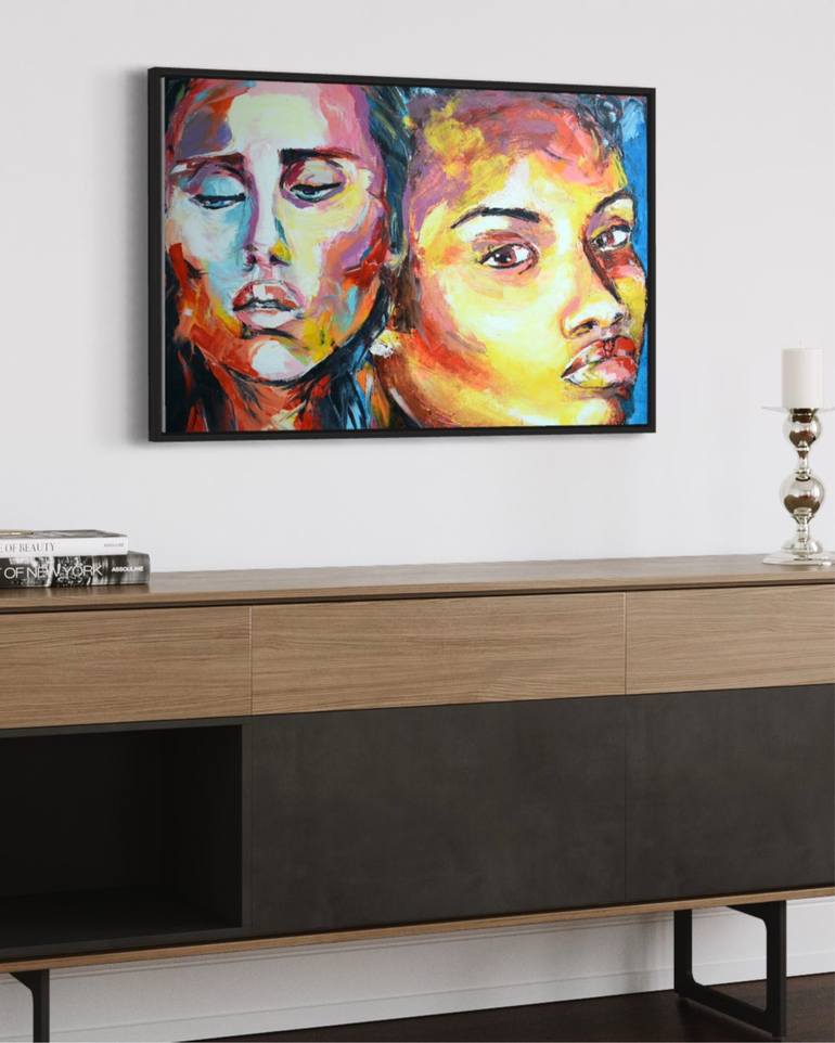 Original People Painting by Tetiana and Victoria Hutsul