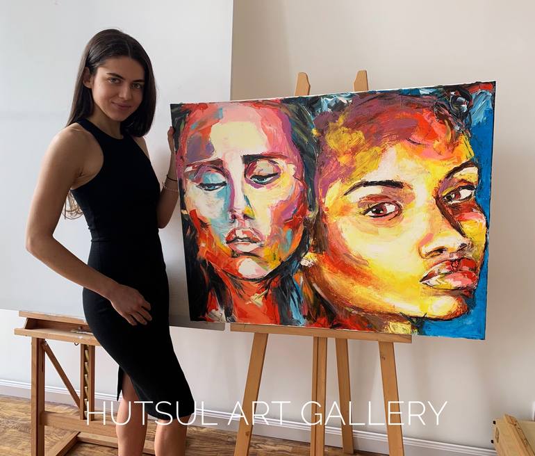 Original People Painting by Tetiana and Victoria Hutsul