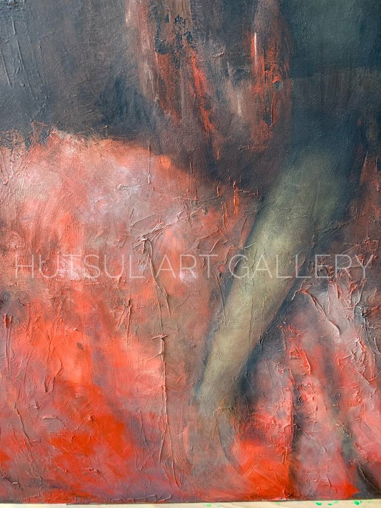 Original Figurative Women Painting by Tetiana and Victoria Hutsul