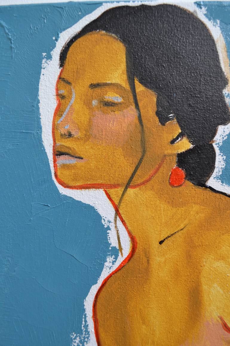 Original Abstract Nude Painting by Tetiana And Victoria Hutsul