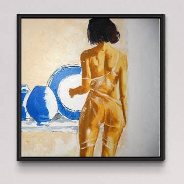 Original Figurative Nude Paintings by Tetiana and Victoria Hutsul