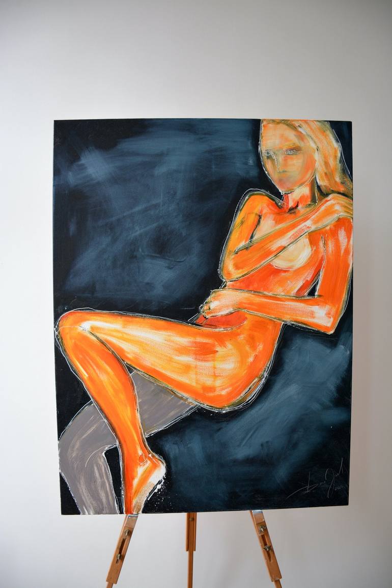 Original Figurative Abstract Painting by Tetiana and Victoria Hutsul