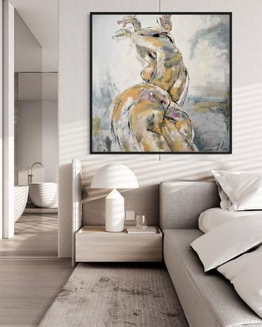 Original Abstract Nude Paintings by Tetiana and Victoria Hutsul