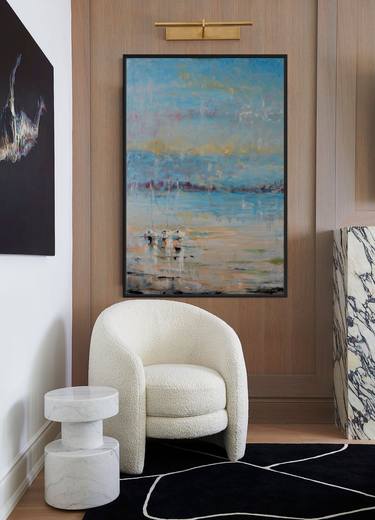 Original Abstract Sailboat Paintings by Tetiana and Victoria Hutsul