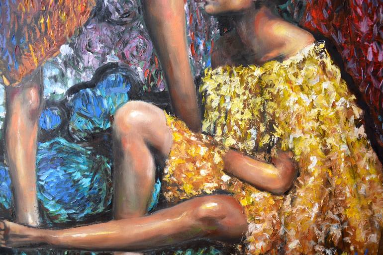 Original Conceptual People Painting by Tetiana And Victoria Hutsul