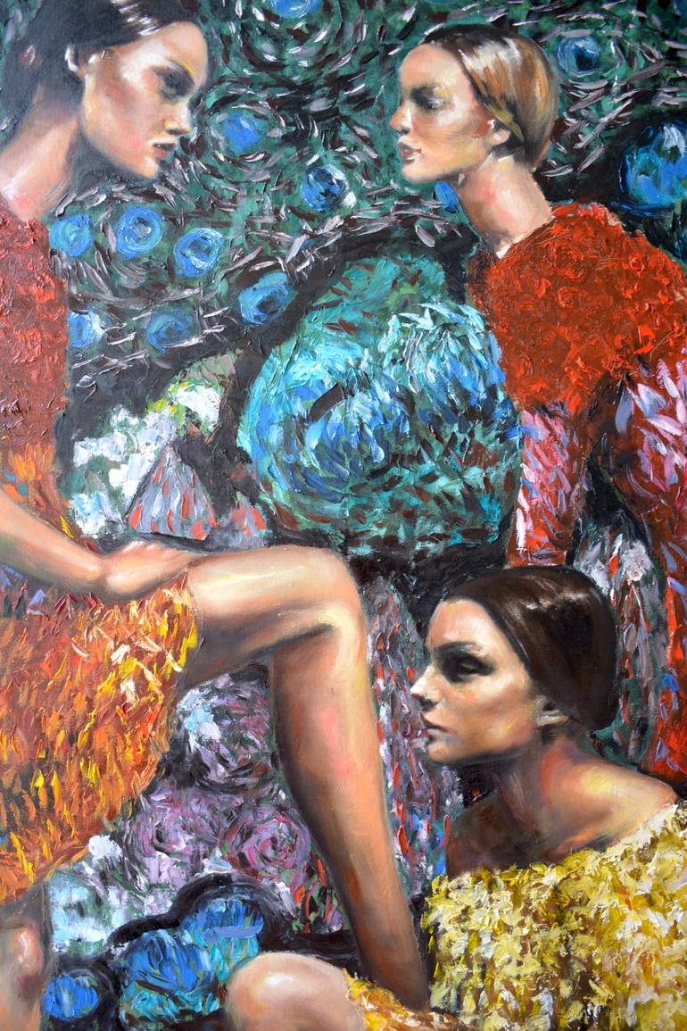 Original Conceptual People Painting by Tetiana And Victoria Hutsul