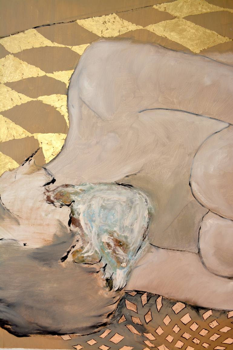 Original Art Deco Women Painting by Tetiana And Victoria Hutsul