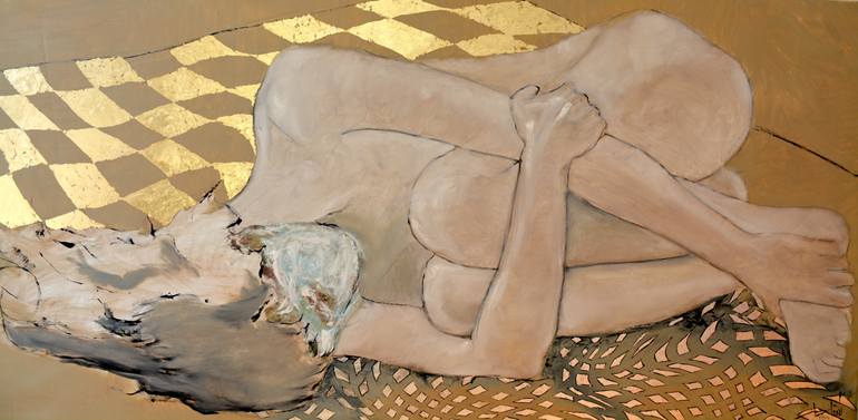 Original Art Deco Women Painting by Tetiana And Victoria Hutsul