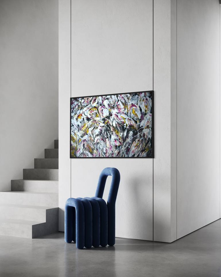 Original Abstract Landscape Painting by Tetiana And Victoria Hutsul