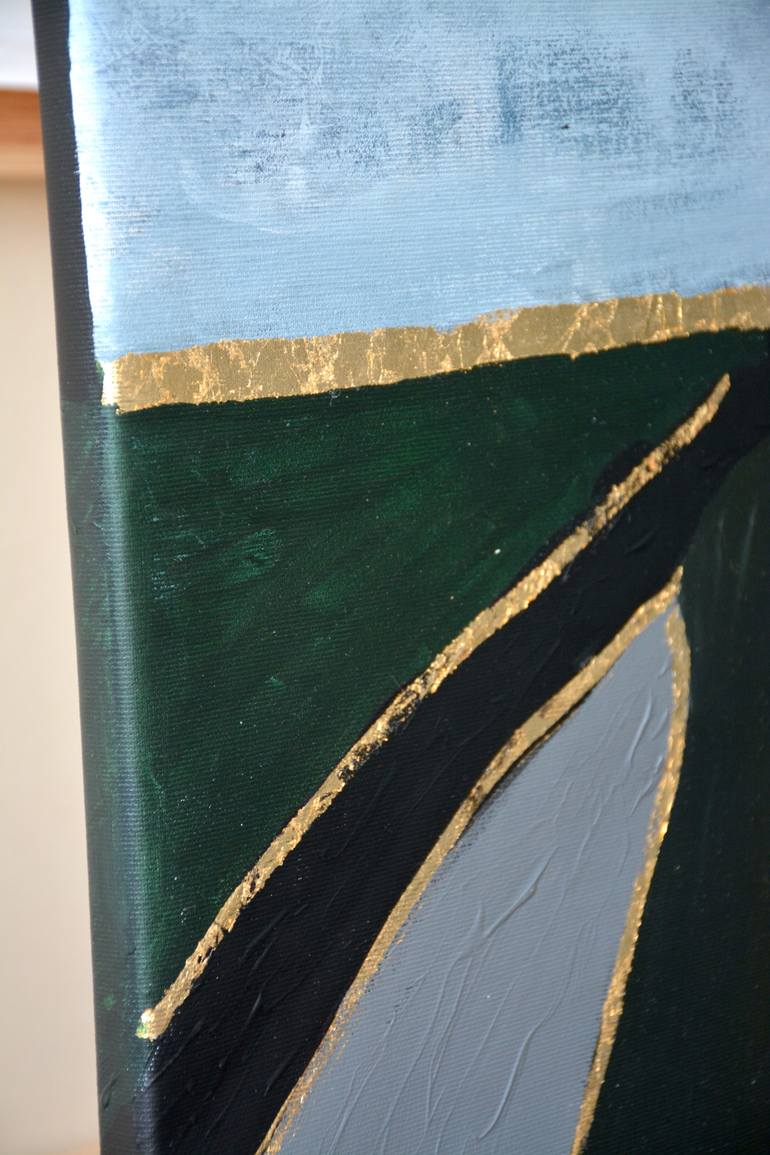 Original Abstract Landscape Painting by Tetiana And Victoria Hutsul