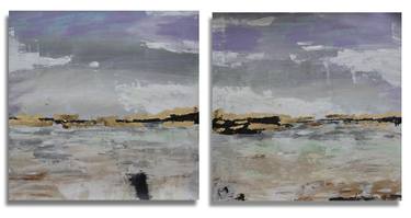 Abstract Landscape № 1 Diptych thumb