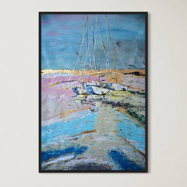 What's better for you than me? Abstract Sailing Art thumb