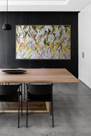 Original Abstract Floral Paintings by Tetiana And Victoria Hutsul