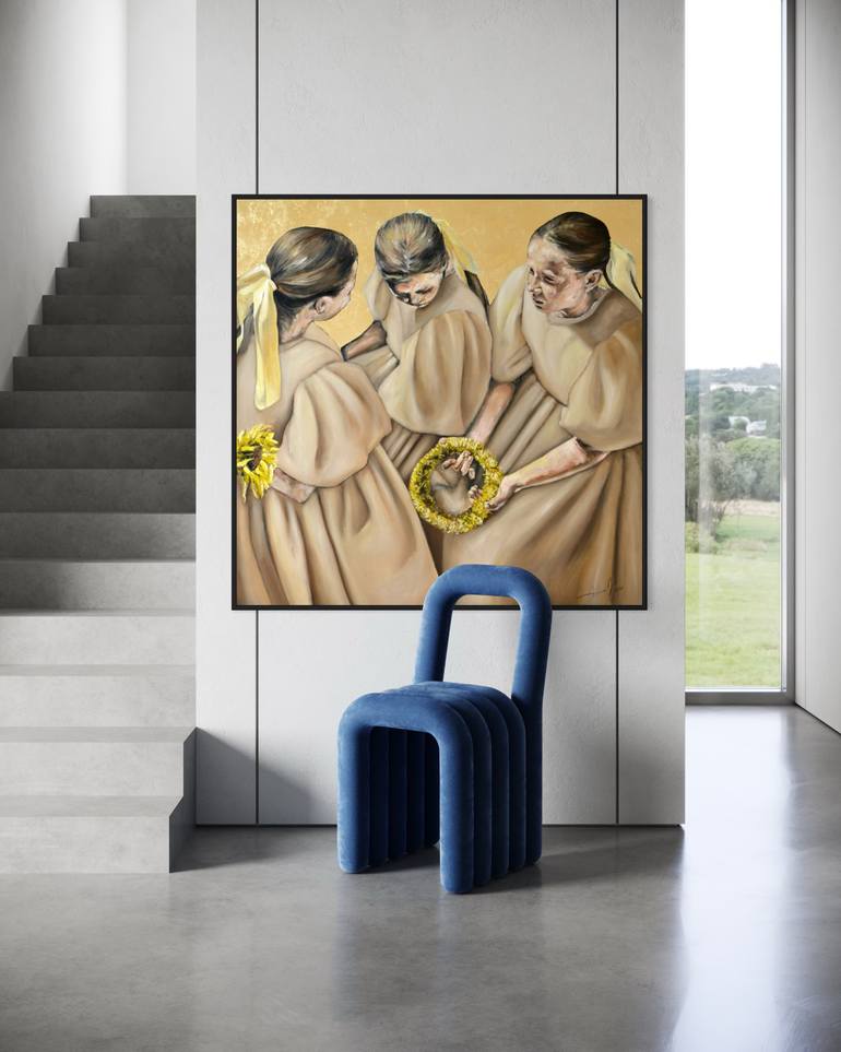 Original Figurative People Painting by Tetiana And Victoria Hutsul