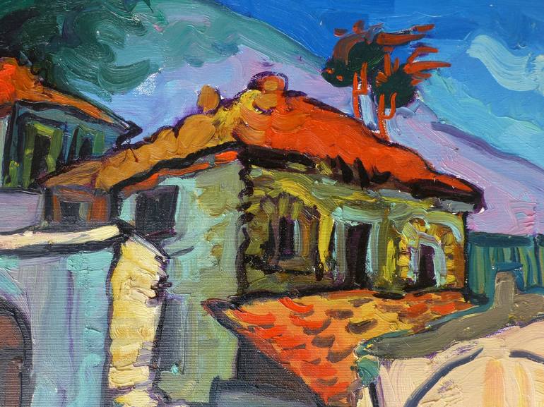 Original Expressionism Landscape Painting by Benet Brojaj