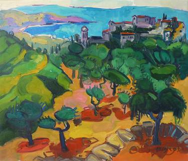 Original Fine Art Landscape Paintings by Benet Brojaj
