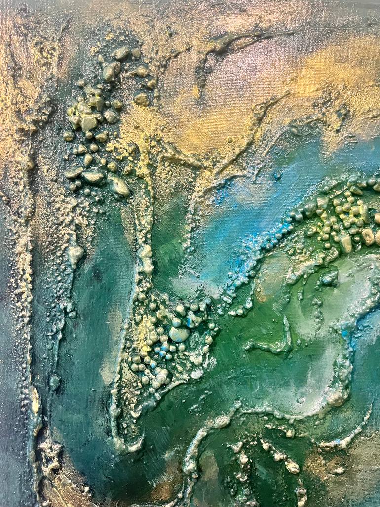 Original Modernism Abstract Painting by Sihem Badji Ép Chiad