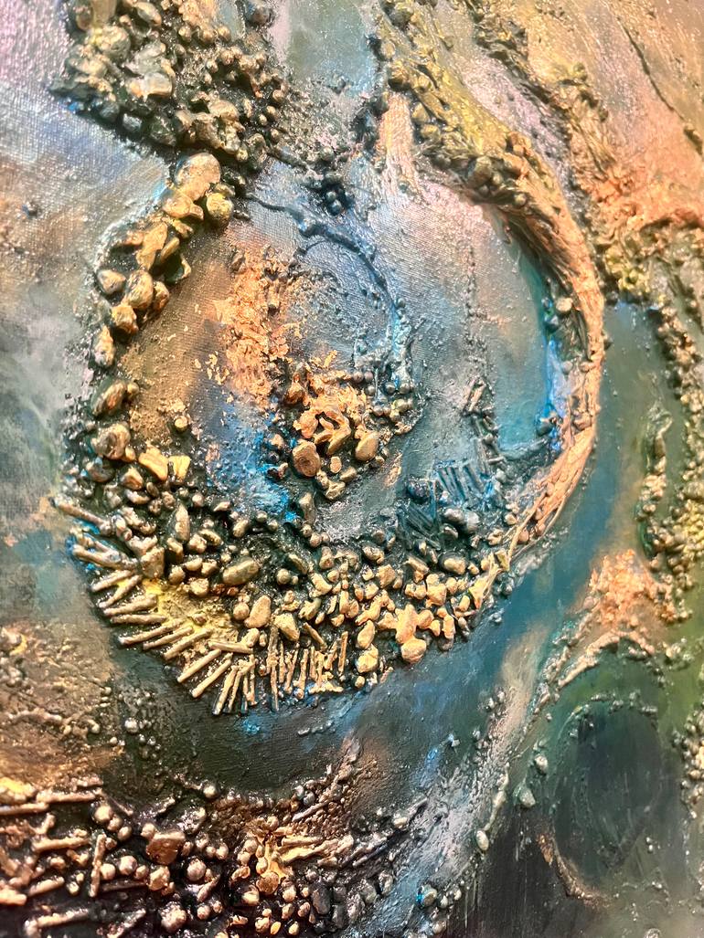 Original Modernism Abstract Painting by Sihem Badji Ép Chiad