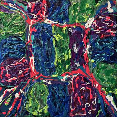 Original Abstract Painting by Carlos Ponce