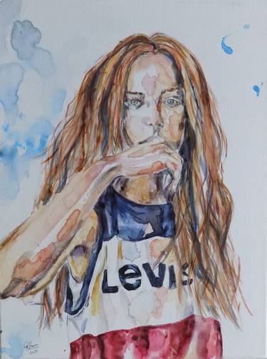 Print of Figurative People Paintings by Analia Alfano