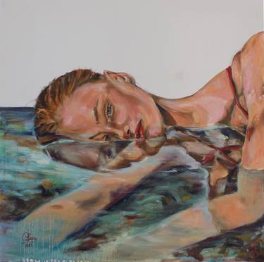 Print of Figurative Seascape Paintings by Analia Alfano