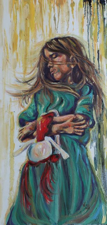 Print of Figurative Children Paintings by Analia Alfano