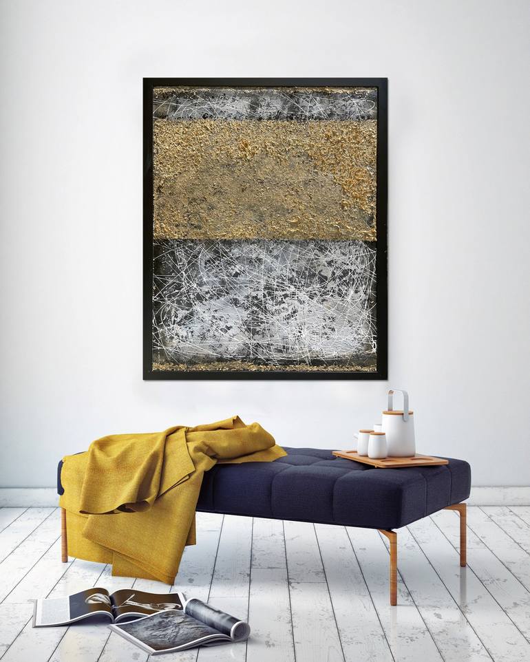 Original Abstract Expressionism Abstract Painting by Criss Wolff