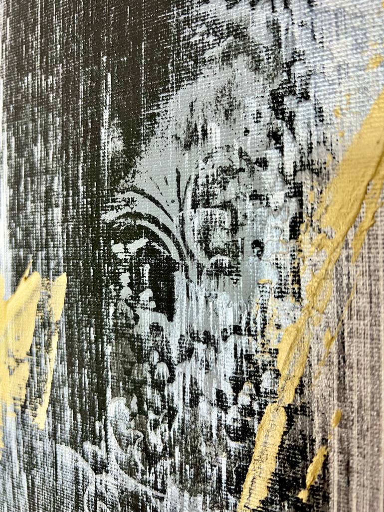 Original Abstract Expressionism Abstract Printmaking by Marina Skromova