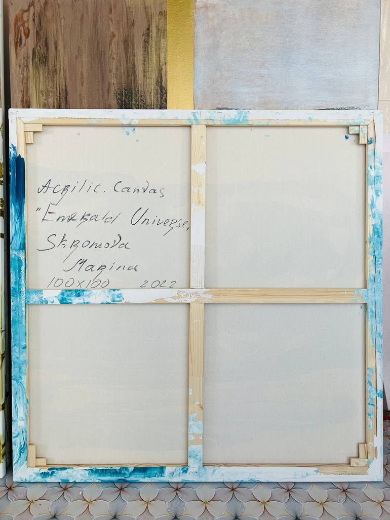 Original Abstract Expressionism Abstract Painting by Marina Skromova