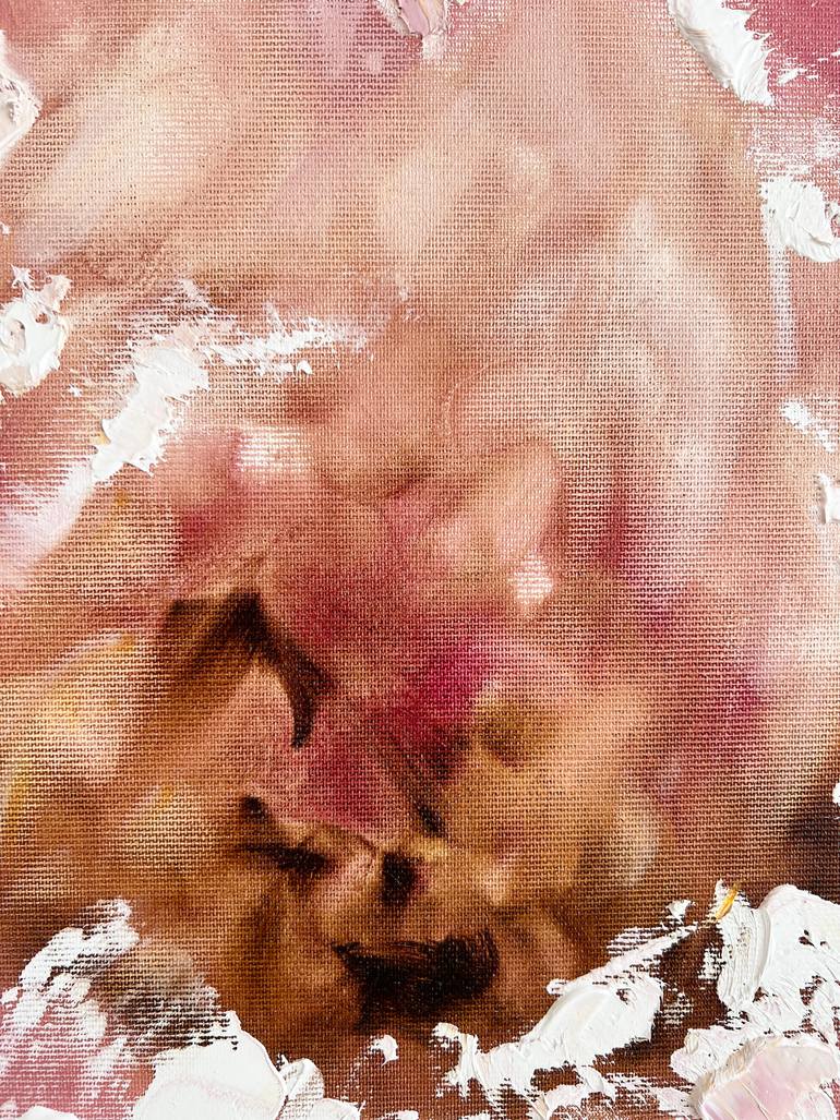 Original Abstract Floral Painting by Marina Skromova