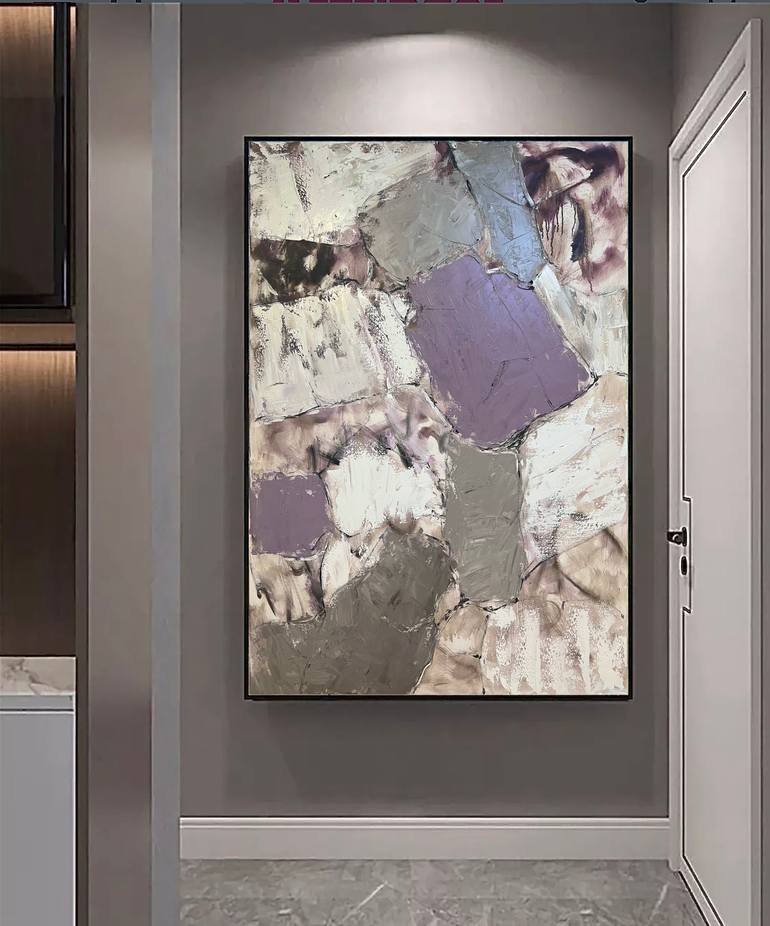 Original Abstract Expressionism Abstract Painting by Marina Skromova