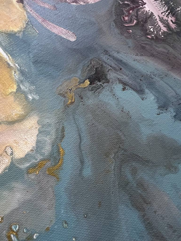 Original Abstract Expressionism Abstract Printmaking by Marina Skromova
