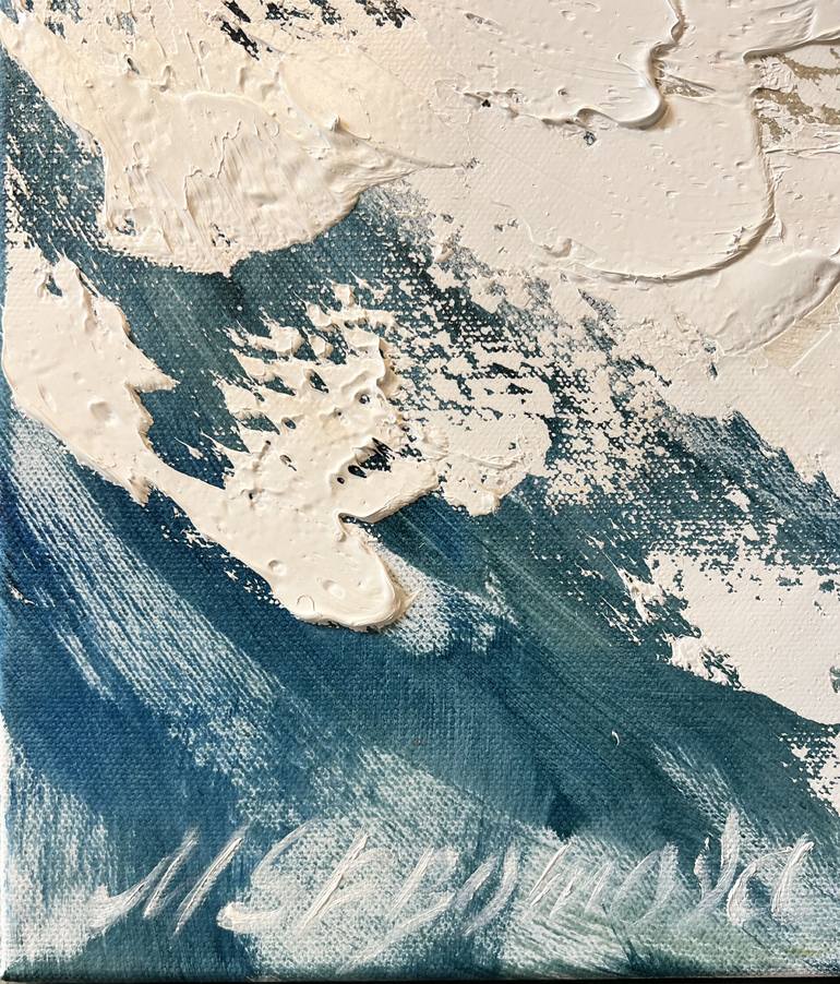 Original Abstract Floral Printmaking by Marina Skromova