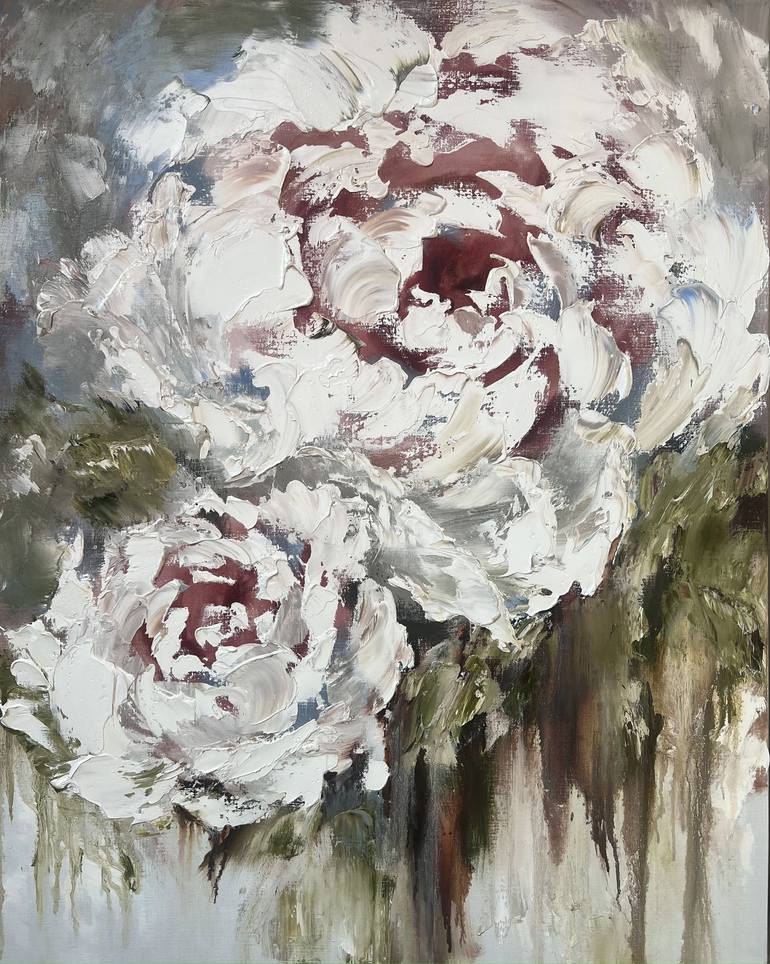 Original Floral Painting by Marina Skromova | Abstract Art on Canvas | The magic of nature
