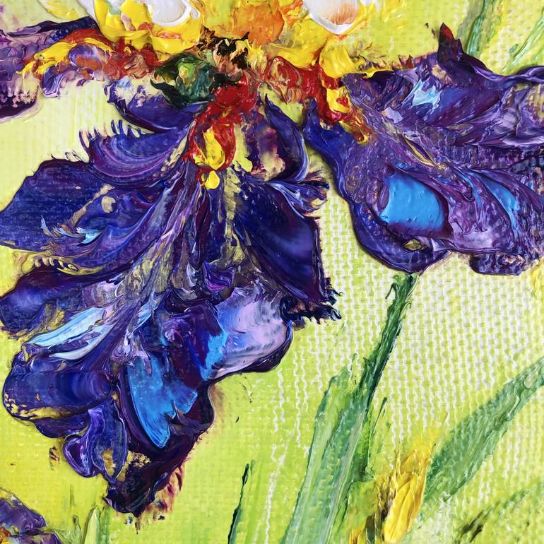 Original Fine Art Floral Painting by Marina Skromova