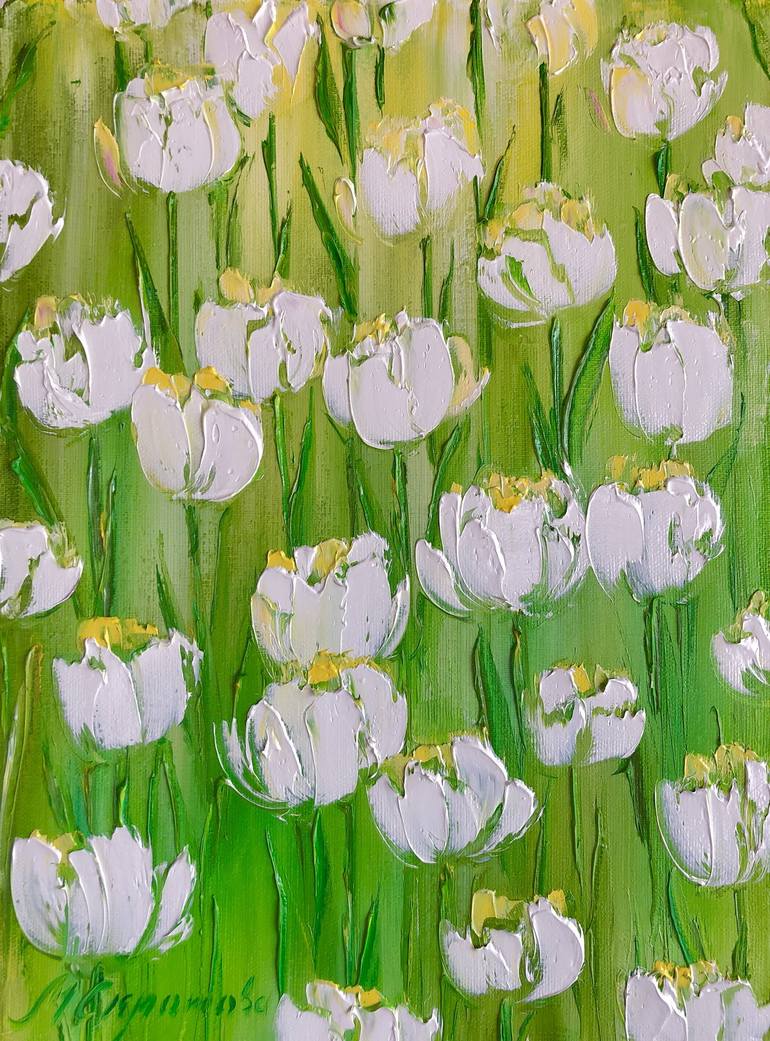 tulip flower painting