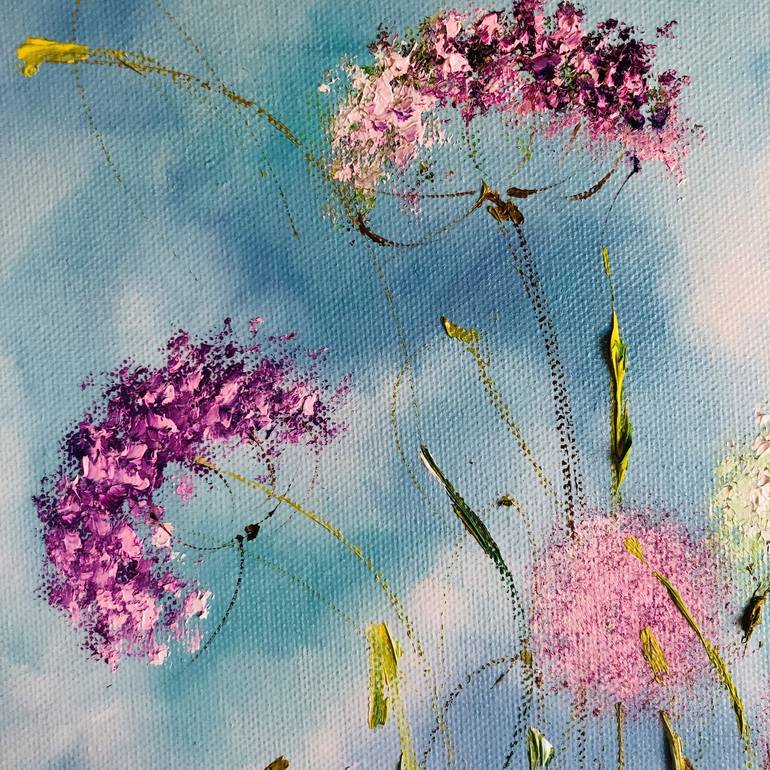 Original Impressionism Floral Painting by Marina Skromova