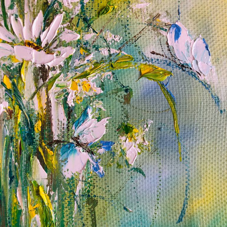 Original Art Deco Floral Printmaking by Marina Skromova