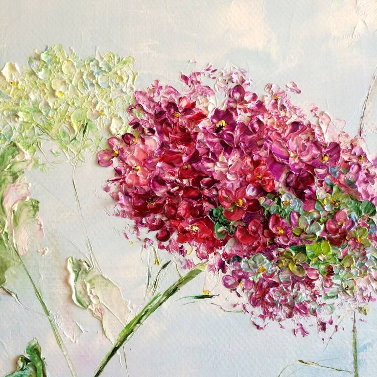 Original Art Deco Floral Printmaking by Marina Skromova