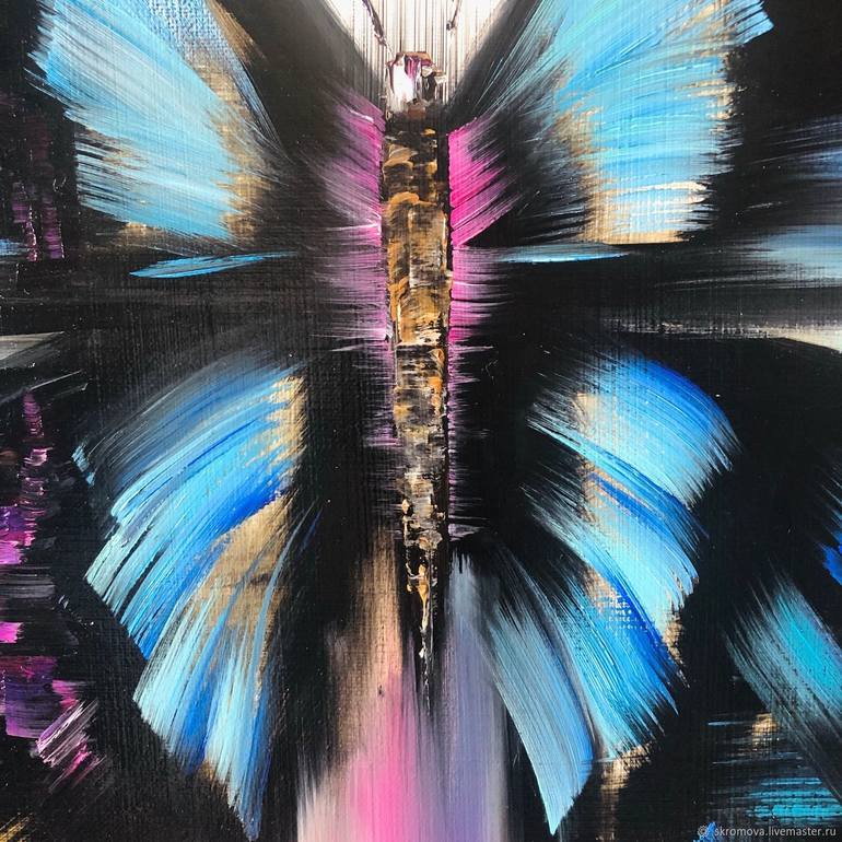 Original Impressionism Floral Painting by Marina Skromova