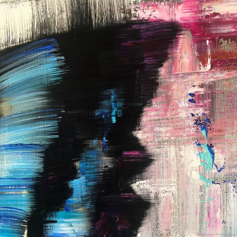 Original Impressionism Floral Painting by Marina Skromova