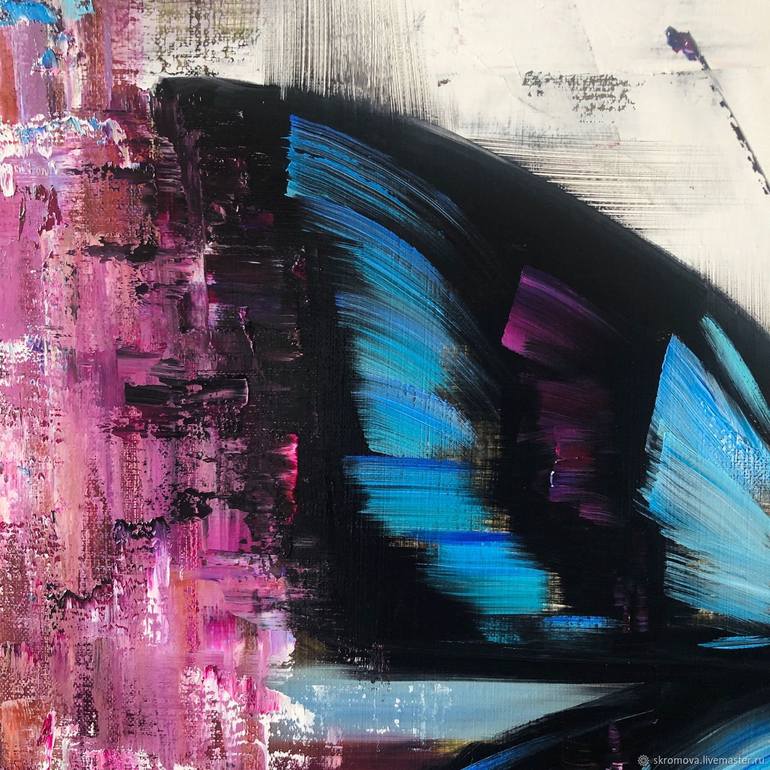 Original Impressionism Floral Painting by Marina Skromova