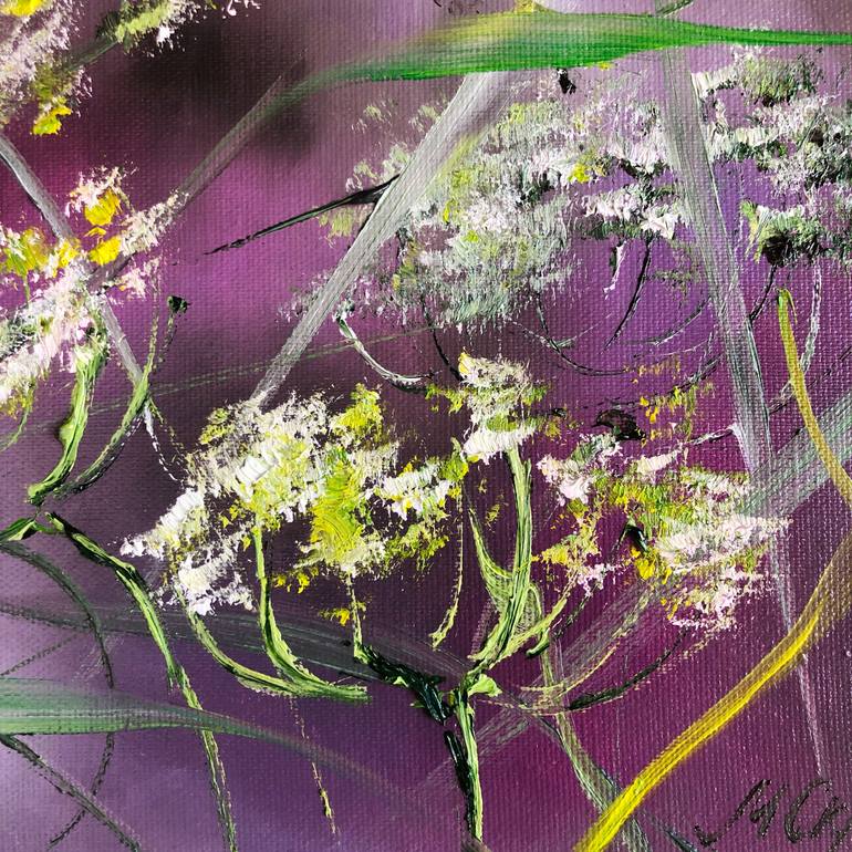 Original Impressionism Floral Painting by Marina Skromova