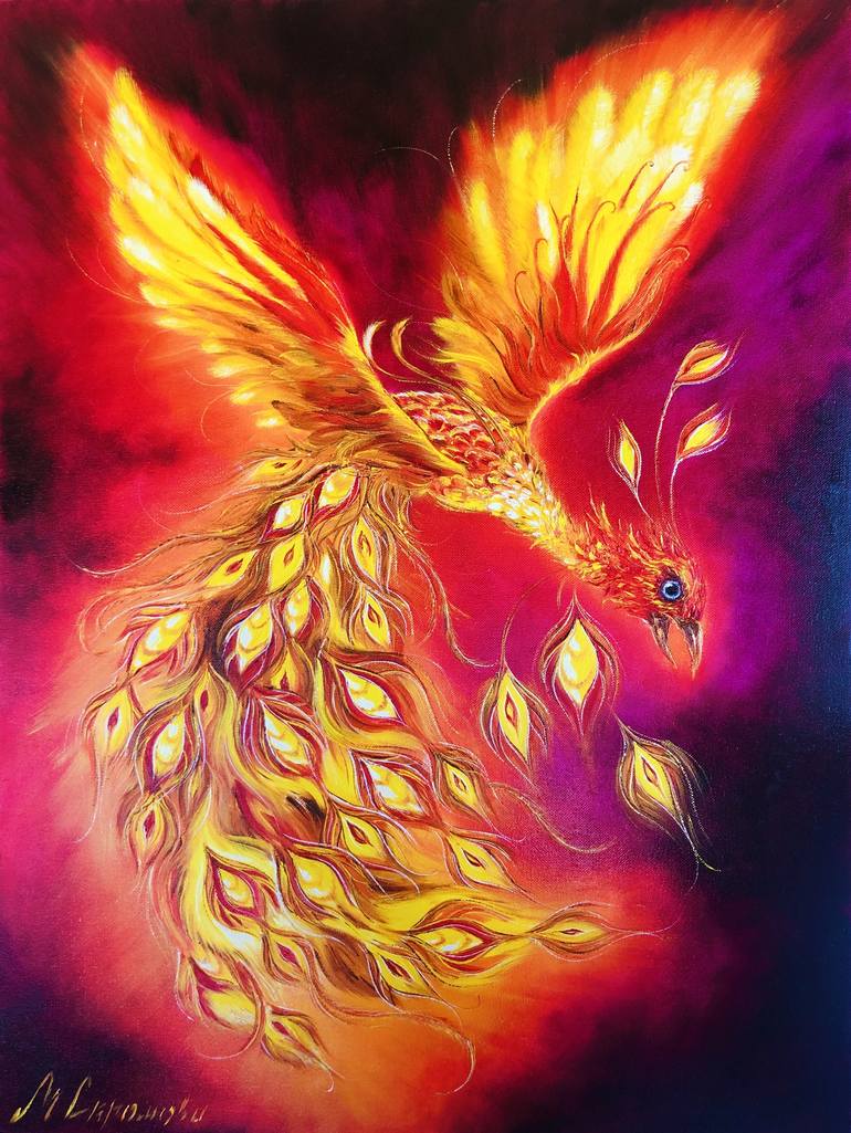 phoenix bird paintings