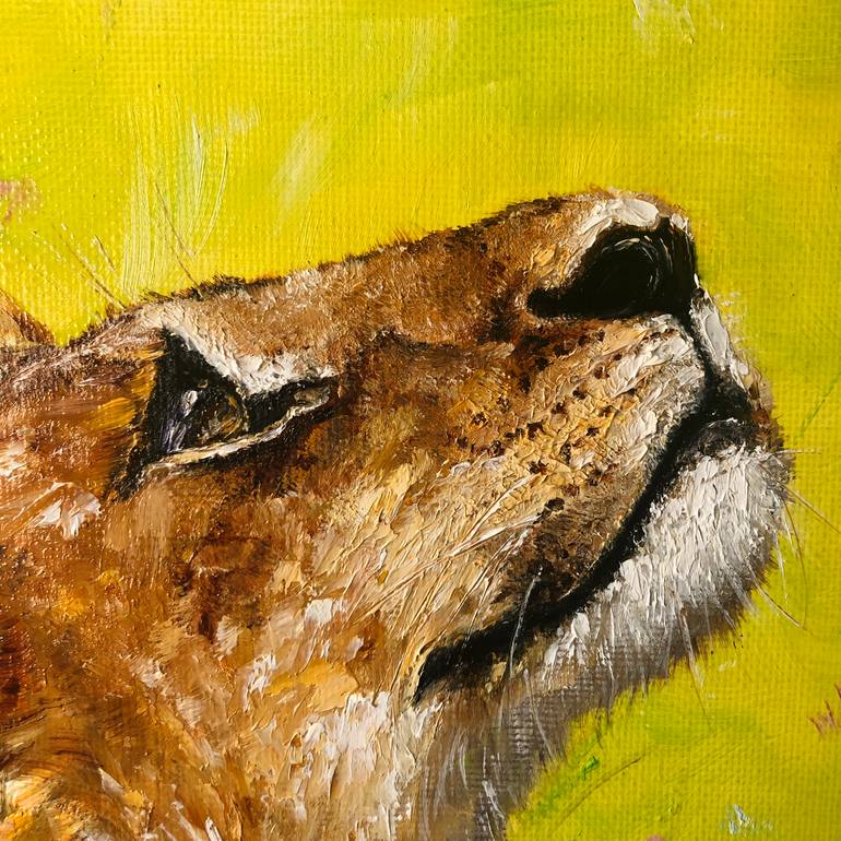 Original Abstract Animal Printmaking by Marina Skromova