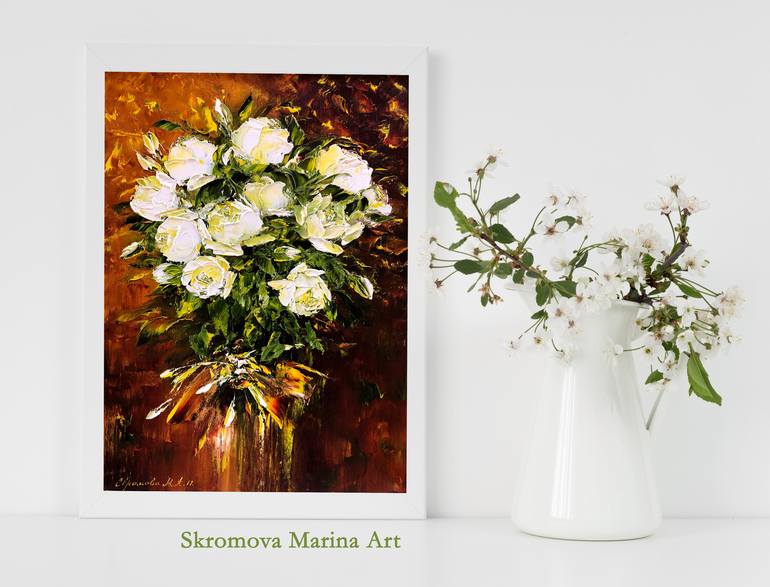 Original Still Life Printmaking by Marina Skromova